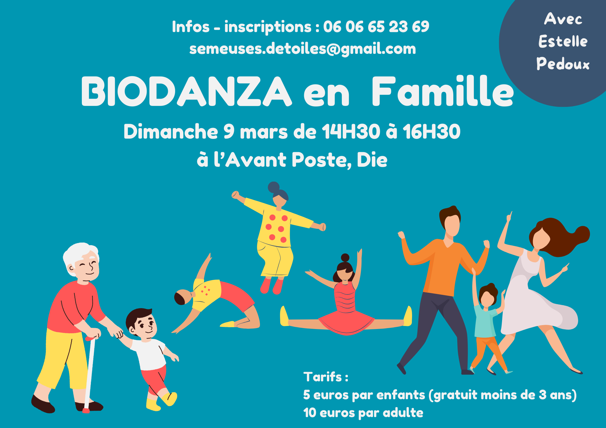 Biodanza en famille – Estelle Pedoux