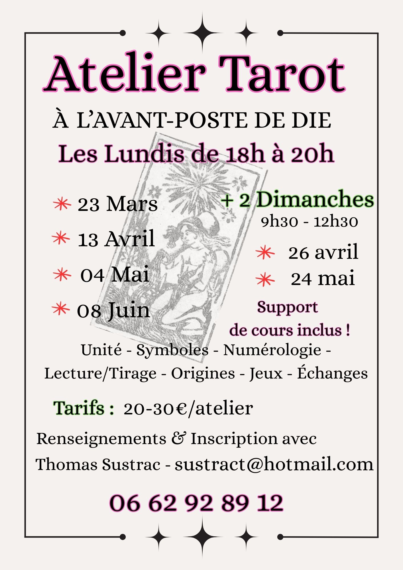 Tarot de Marseille - Thomas Sustrac - 26/04