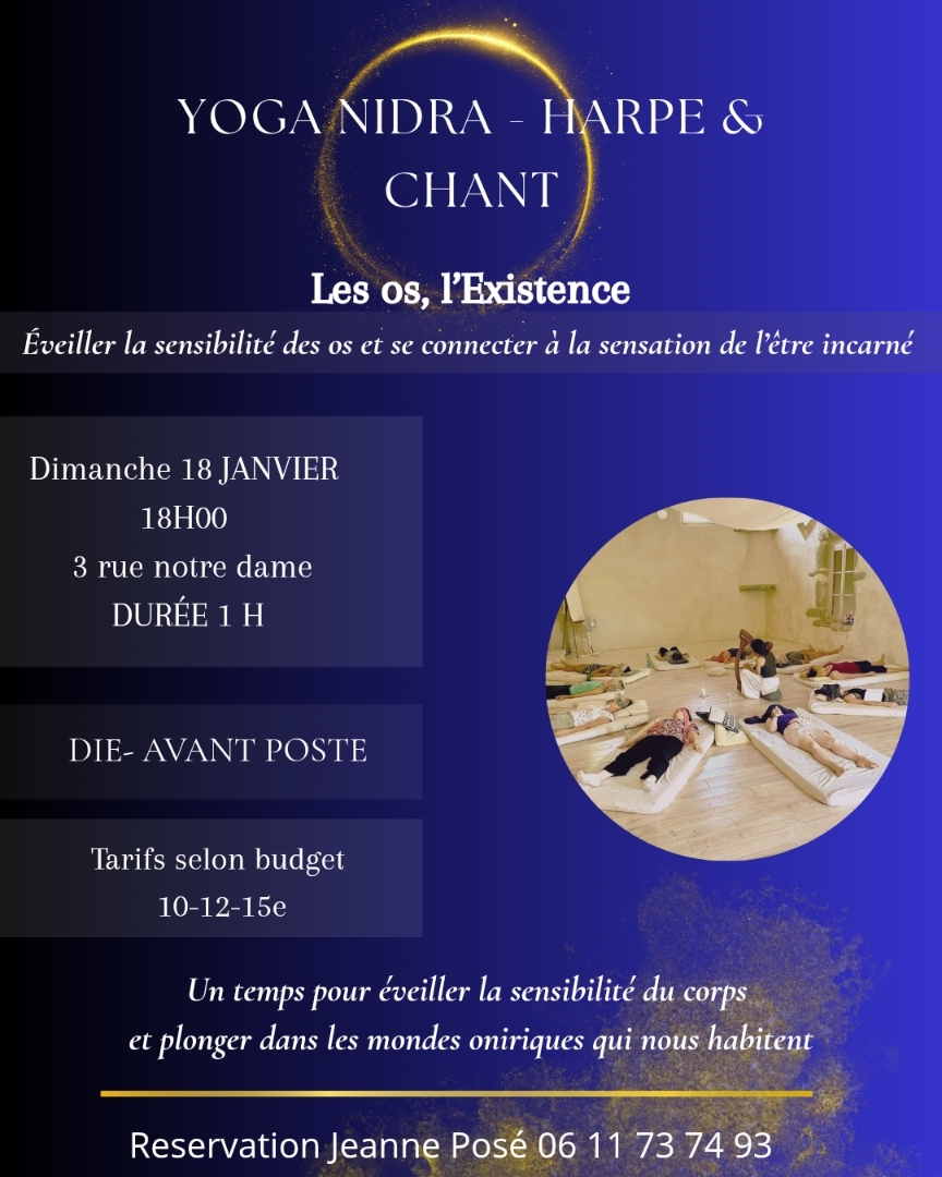Yoga nidra et voyage sonore - Jeanne Pos&eacute; - 18/01